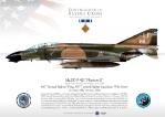 Color Litho - USAF #66-8812 "DFC" DaNang, Vietnam 366th TFW/390th TFS "Wild Boars" 1968 
