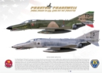 Color Litho  - F-4E (2) Ship Phinal Phlight - USA Holloman AFB 2016 82nd ATRS DET 1 